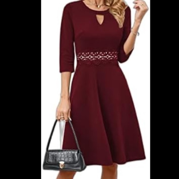 Women’s Size Small dress. Flared. Dress is adorable for any occasion.By OWIN - Picture 5 of 9